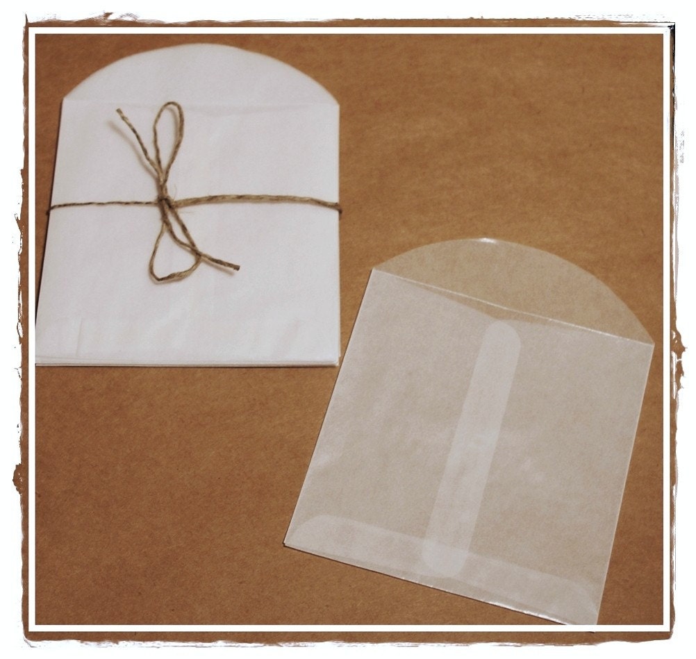 Glassine Bags 4 x 4 (10)