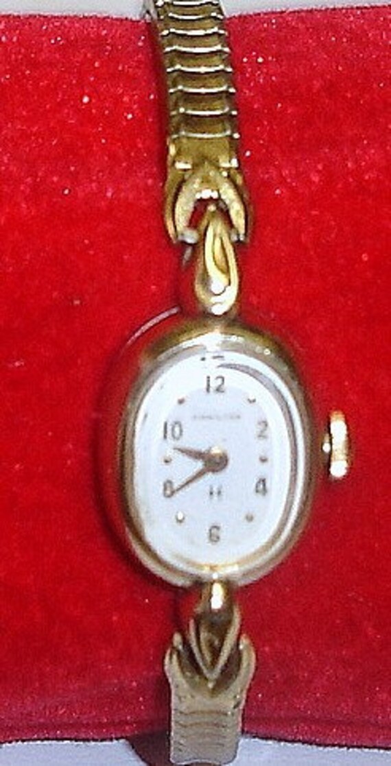 hamilton 10k rgp bezel stainless back