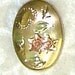 Antique Victorian 14K Tri Color Gold Filled Oval Locket Charm or Pendant