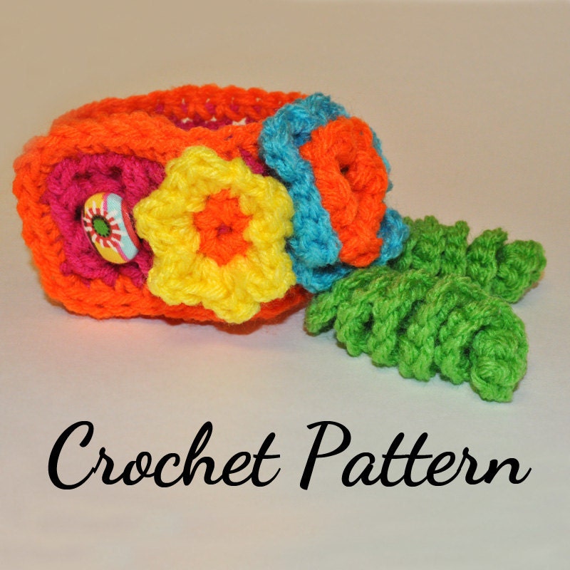 Crochet PDF Pattern Bundle, 2-Color, Raised Rib Dog Collar & 2-Color Decorative Loop Collar with Optional Floral Embellishments C101, C102