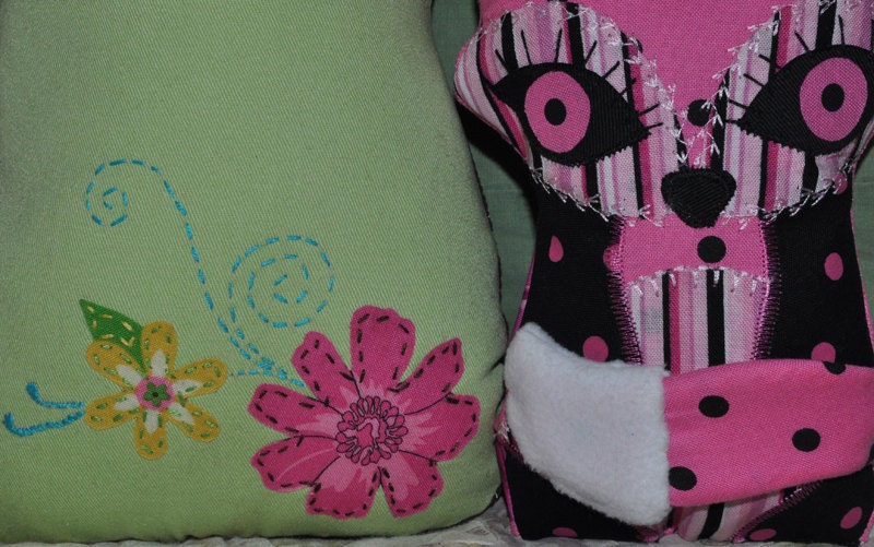 Fox Pillow Sewing Pattern - Fox Plushie PDF Sewing Pattern H101