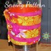 Coffee Cup Java Jacket Cozy PDF Sewing Pattern S304 - Horizontal Stripes Design