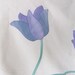 Vintage Queen Duvet Hand Appliqued Tulips Cotton Queen Comforter Cover White Purple