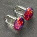 Violet Spark Single Flare 00g gauged ear plugs earrings for stretched piercings