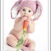 SALE 5T to Preteen Kids Bunny Hat Beanie Crochet Hat Plum White Bunny Ears Childrens Hat Flopsy Rabbit Hat Style Girl Photo Prop