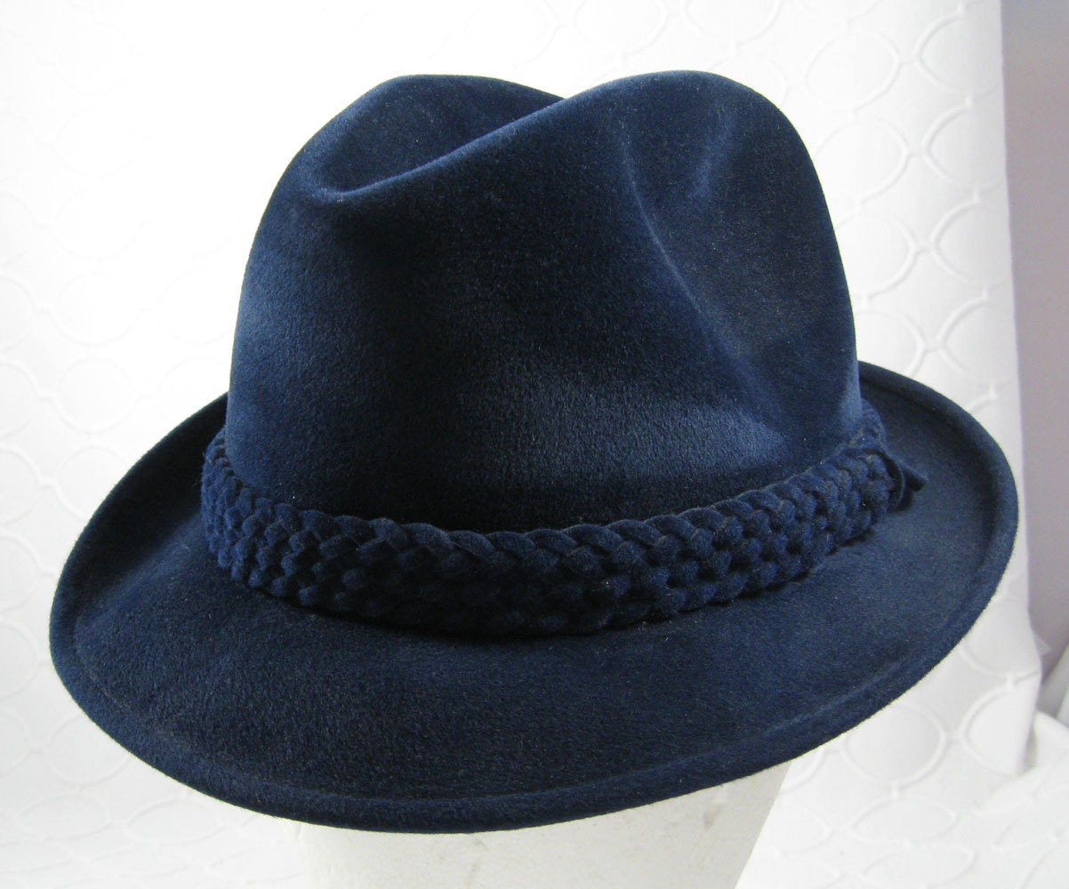 Vintage BORSALINO FEDORA Men's Hat Italy By Artforthejourney