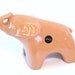 ON HOLD - JARU Pink Ceramic Elephant Figurine Sculpture