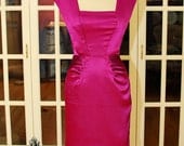 Deanna - Violet-red Flange Dress