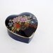 Vintage Porcelain Heartshaped Catchall Jewelry Box Trinket Box made in Japan Hand Painted