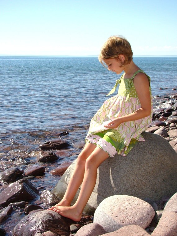 Childrens Clothing Tuniclength Cape Cod Girls Dress by CoralBelles