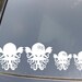 Cthulhu Family Car Sticker