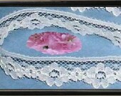 10 Yards Light Cream Fancy Bridal Floral Lace Trim 3/4 inch wide Fabric Trim N71A