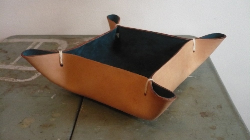 Leather Bowl- Everything Catch All