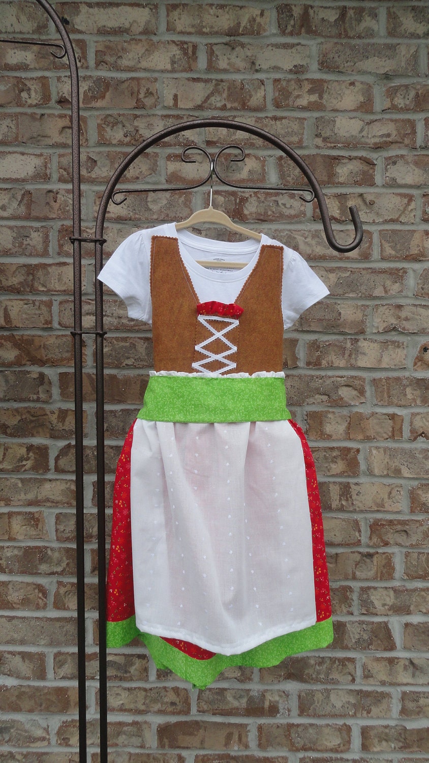 Oktoberfest XS (size 4-5) little girl dirndl dress