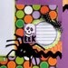 12x12 Premade Scrapbook Pages Kids Halloween 2 Page Spread Scary Spiders Purple Orange Green