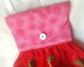 Strawberry Delight -  Not your Grandma's hanging dish towel