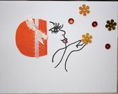 Fabulously Fem Note Card Set - Blank - 8 per set