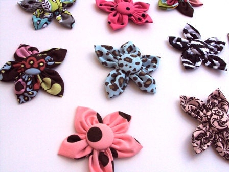 Fabric Flower Clippie To Match Any Outfit