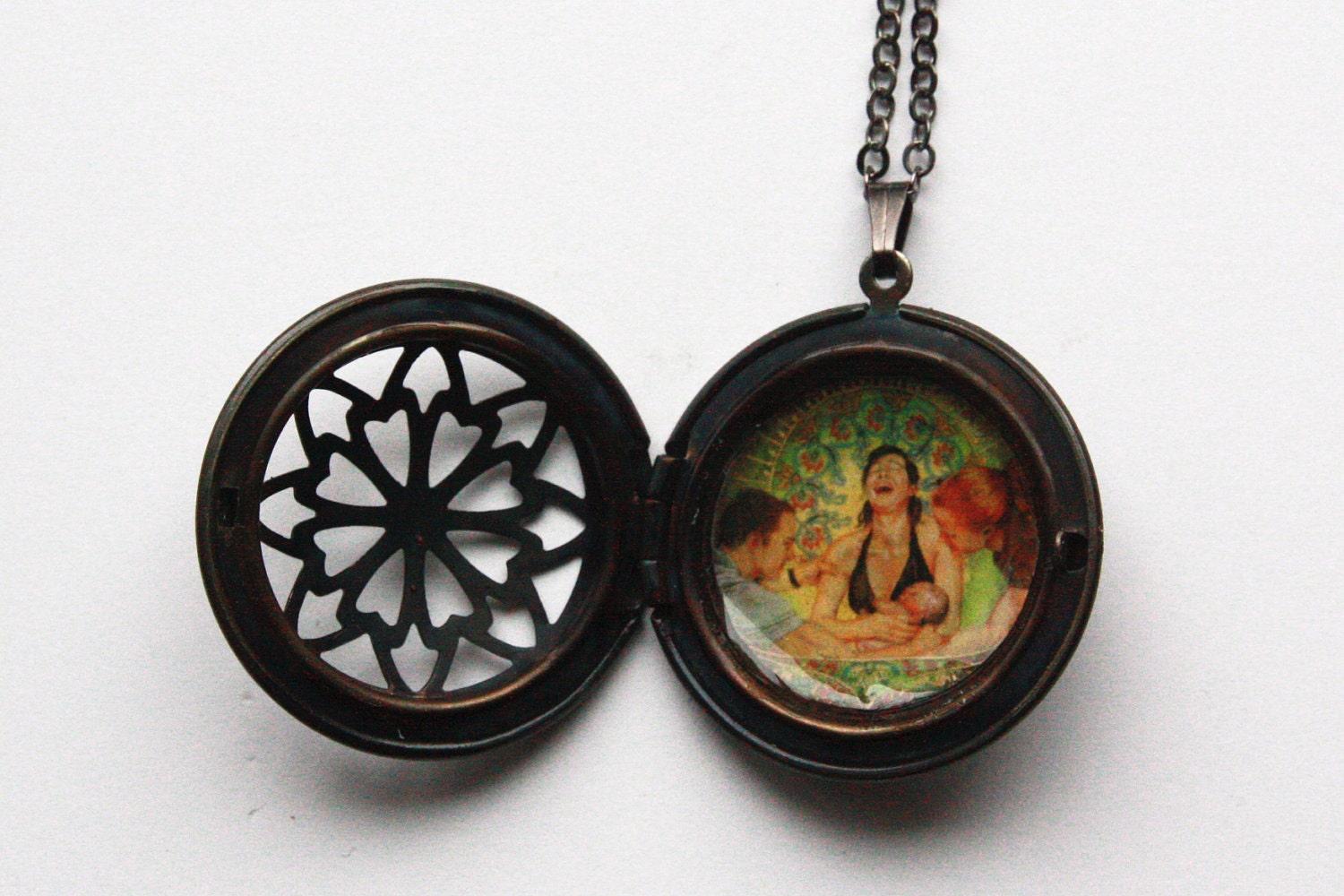 This Is Why - Antique Silver Aromatherapy Locket