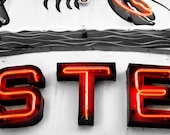 Travel Photography 11x17 print in of a neon sign in New England