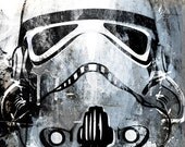 Star Wars Stormtrooper illustration - Movie poster size Canvas art print 24x36