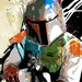 Star Wars Boba Fett illustration - Art print size 13x19