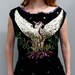 1950s hand painted mexican velvet circle skirt and top // vlv // The Phoenix She Rises