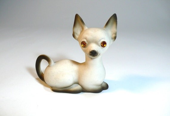 crystal chihuahua figurine