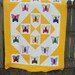 Vintage ALL Hand Stitched Applique Butterfly Quilt