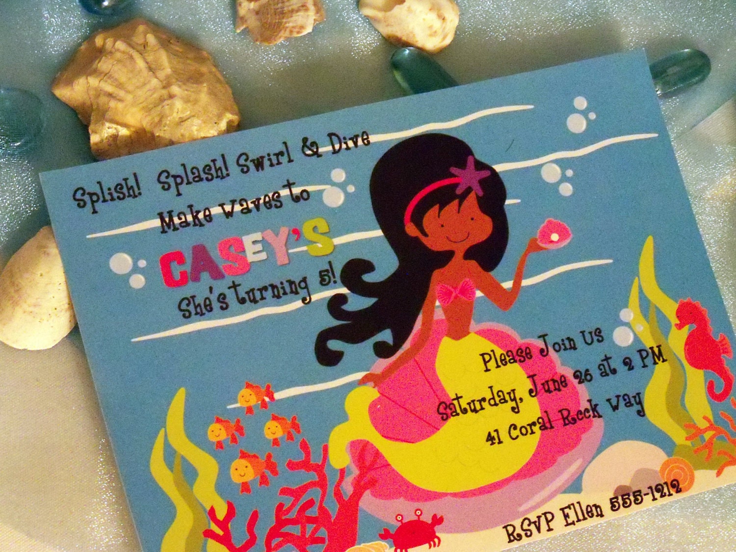 Mermaid - Under the Sea - Deluxe Printable Party Kit Il_170x135