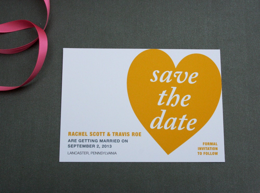Lucy Modern Save the Date