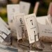 Set of 20 Place Card Holders - Vintage Silver Forks.