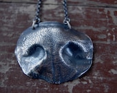 Custom LARGE Dog Nose Print Necklace