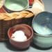 Iron Red Diet or Sauce Dipping Bowl Handmade Pottery EACH ONE UNIQUE