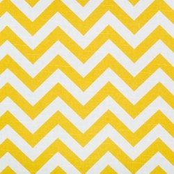 18x18 Chevron Yellow Pillow Cover