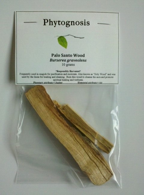Palo Santo Wood - Holy Wood (Burserea graveolens) Smudge Stick