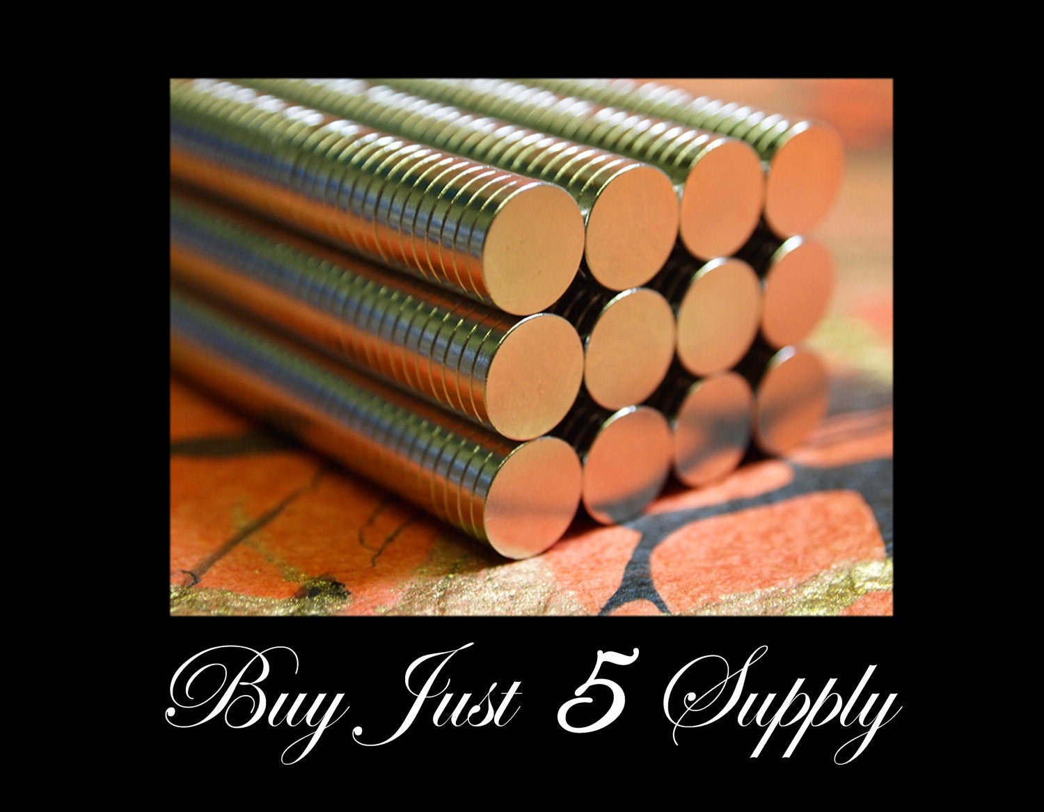 20  3/8" Neodymium Rare Earth MAGNETS.... Great for Scrabble Tiles - Glass Tiles -  Bottle Caps - Dominoes - Button Magnets