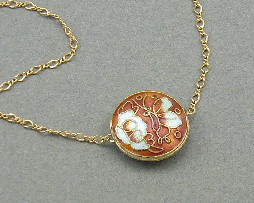 Golden Butterfly gold necklace