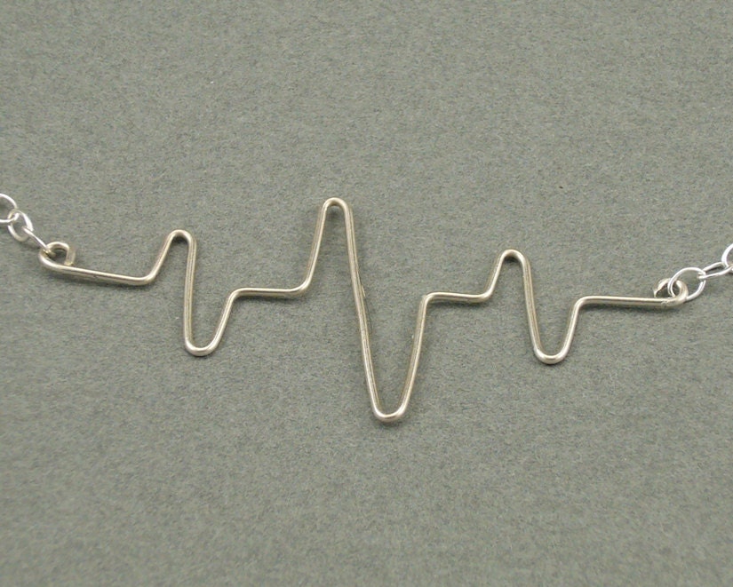 You Make my Heart Beat sterling necklace