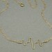 You Make my Heart Beat gold necklace