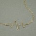 You Make my Heart Beat gold necklace