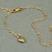 You Make my Heart Beat gold necklace