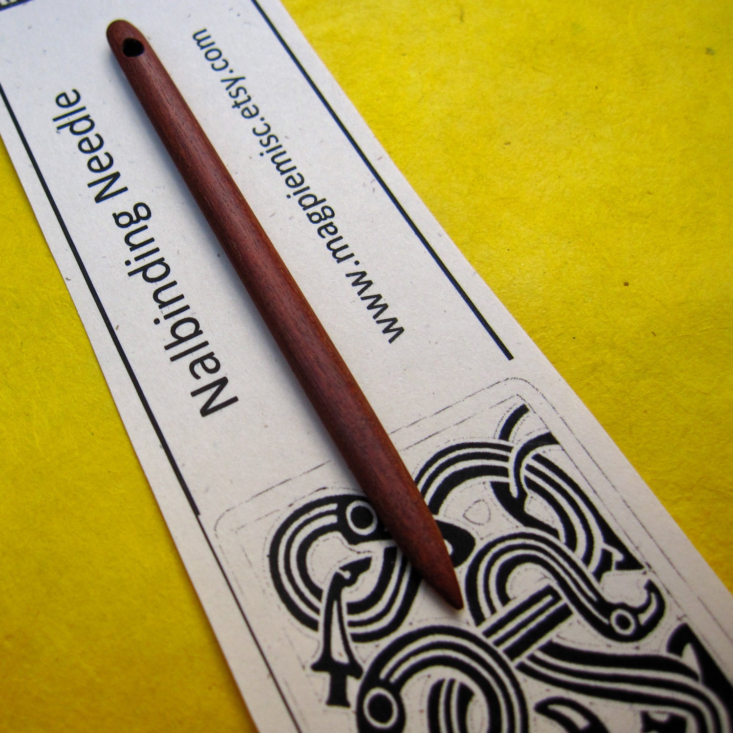 Nalbinding Needle - Brazilian Cherry