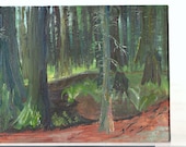 Sequoia Park Acrylic Plein Air Painting