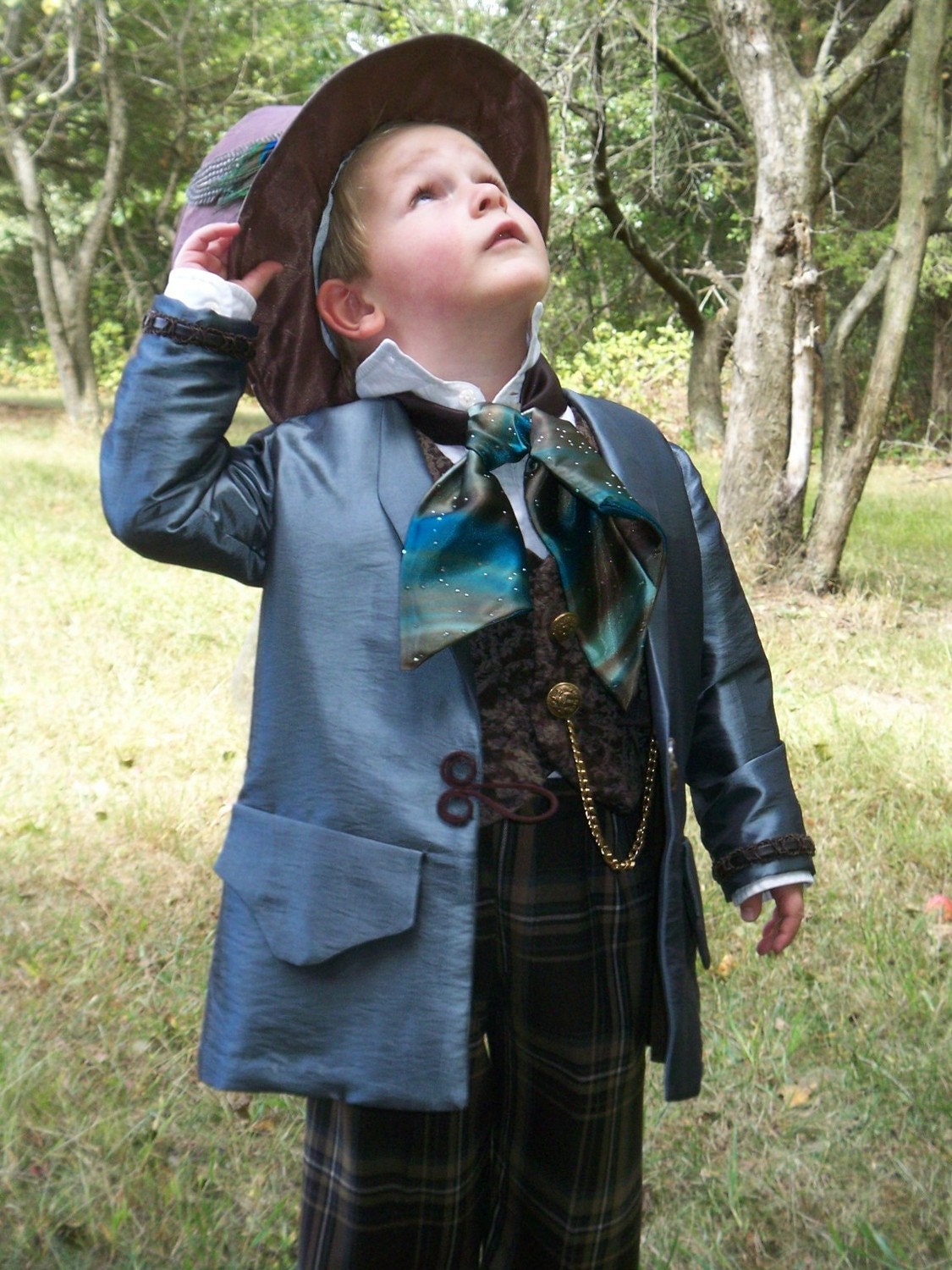 Boys Vintage Style Mad Hatter Costume - READY TO SHIP - Size 4T