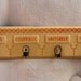 Antique French TOLE TOWEL RACK Art Decò design