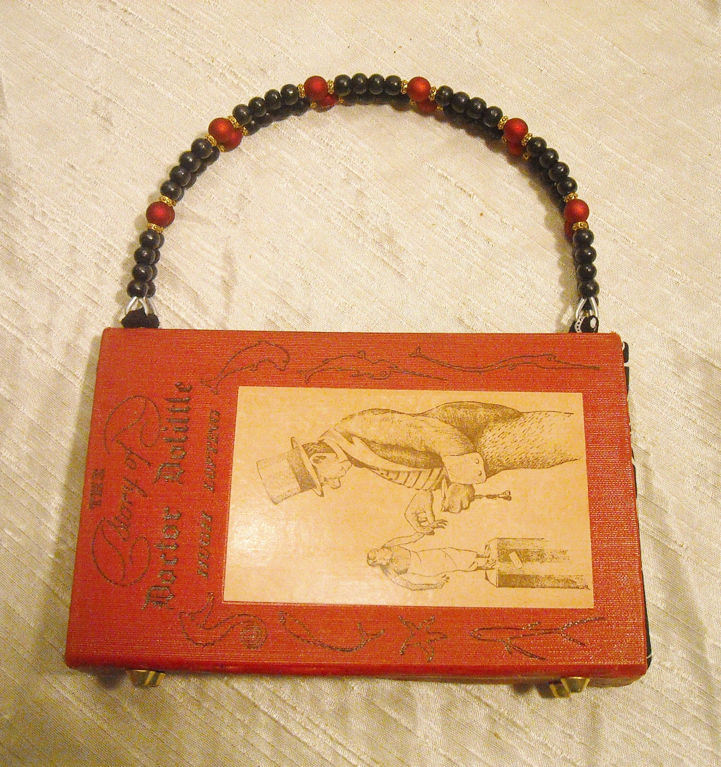Dr. Dolittle Altered Book Purse
