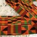Aztec print scarf headband- tribal print scarf head wrap- southwest- african