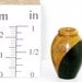 Dollhouse Miniature Turned Wood Vase African Blackwood