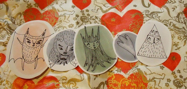 I am a dot sticker set
